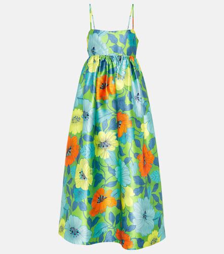 AlÃ©mais Floral satin midi dress - Alemais - Modalova