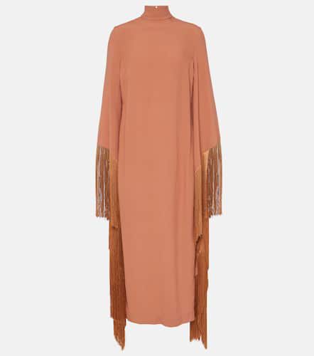 Del Mar fringed crÃªpe midi dress - Taller Marmo - Modalova