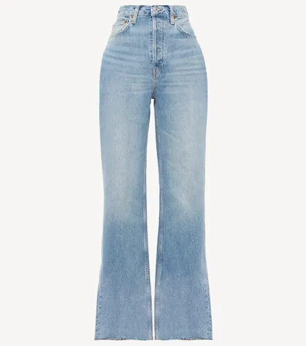 Jeans a gamba larga e vita alta - Re/Done - Modalova