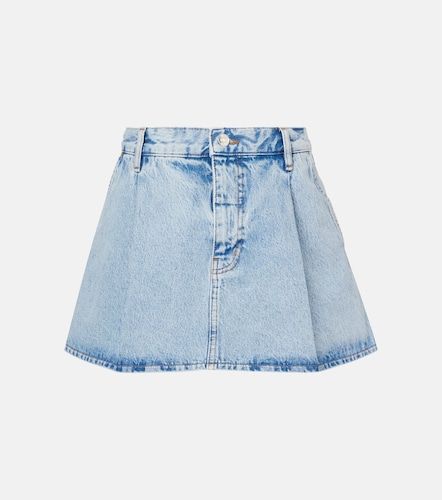 Frame Pleated denim miniskirt - Frame - Modalova