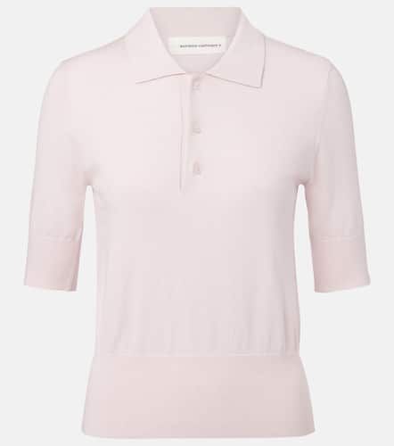NÂ°351 Park cotton and cashmere polo shirt - Extreme Cashmere - Modalova