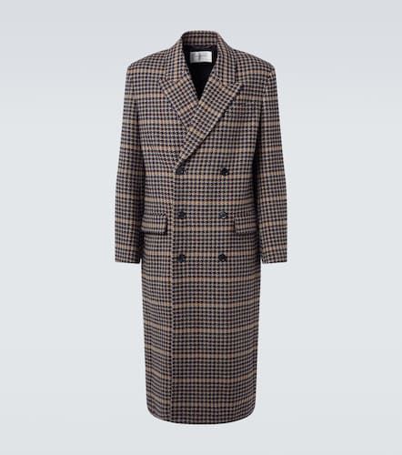 Houndstooth wool overcoat - Saint Laurent - Modalova