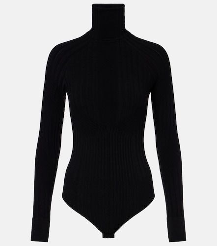 Turtleneck wool-blend jersey bodysuit - Perfect Moment - Modalova