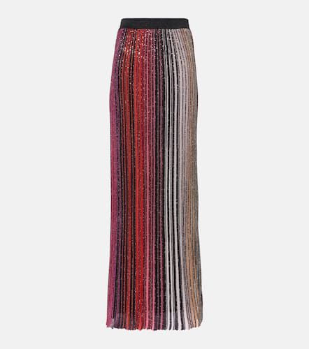 Striped sequined lamÃ© maxi skirt - Missoni - Modalova