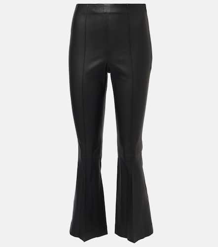 Mid-rise leather cropped flared pants - Vince - Modalova