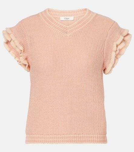 ChloÃ© Ruffled wool top - Chloe - Modalova