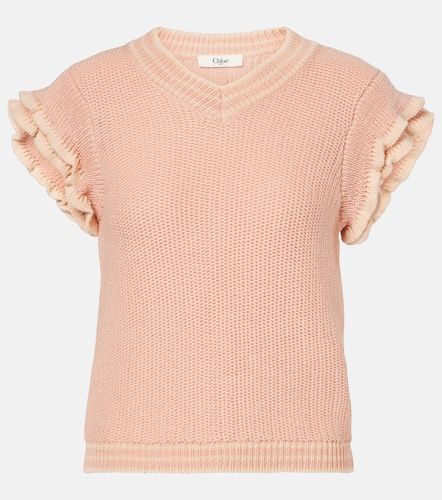 Chloé Top aus Wolle - Chloe - Modalova