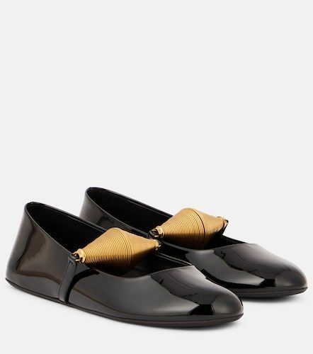 Alaïa Bailarinas Jewel de charol - Alaia - Modalova
