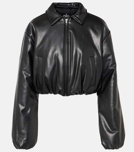 Premier faux leather bomber jacket - Alo Yoga - Modalova