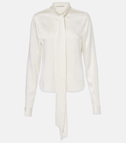 Tie-neck satin blouse - Stella McCartney - Modalova