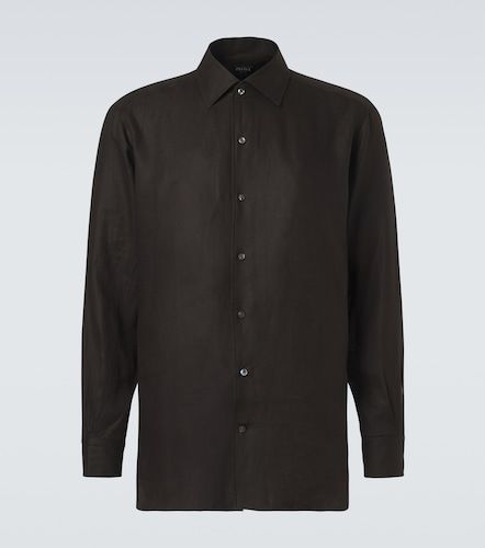 Zegna Camicia in lino - Zegna - Modalova