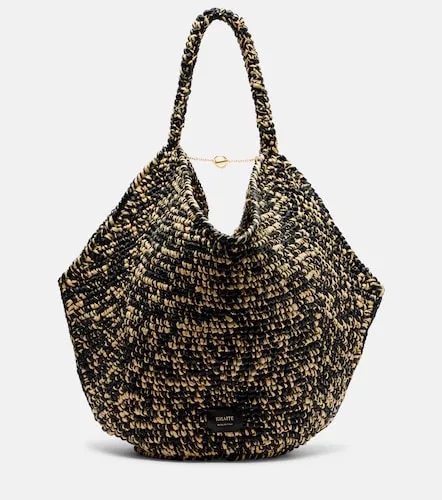 Khaite Lotus Medium raffia tote bag - Khaite - Modalova