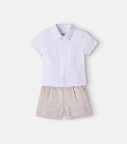 Bebé - set de camisa y shorts de lino - Tartine et Chocolat - Modalova