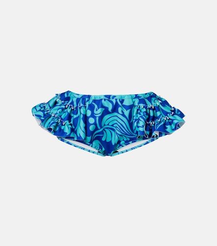Ruffled printed shorts - Dries Van Noten - Modalova