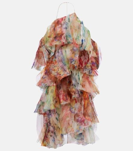 Abito midi Luna floreale con volant - Zimmermann - Modalova