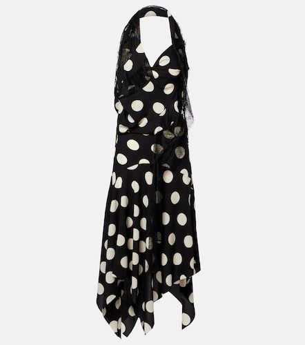 Abito midi a pois con pizzo - Junya Watanabe - Modalova