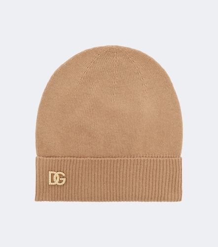 DG embellished virgin wool beanie - Dolce&Gabbana - Modalova