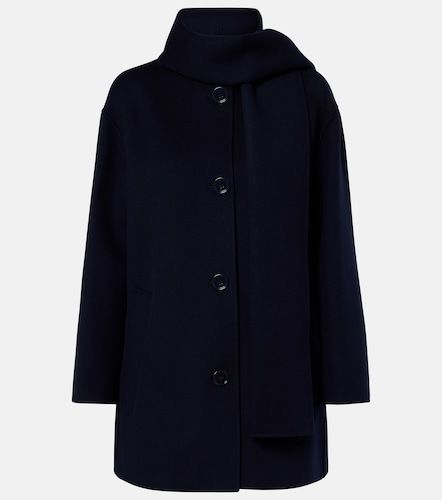 Abrigo de lana virgen con bufanda - 'S Max Mara - Modalova