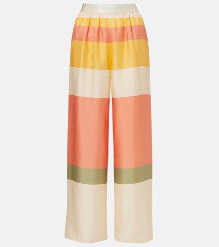 Pantaloni Lollipop in seta a gamba larga - Eres - Modalova