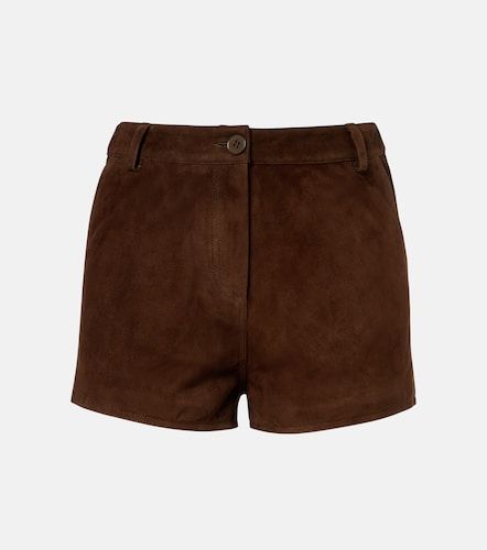 Nour Hammour Leontine suede shorts - Nour Hammour - Modalova