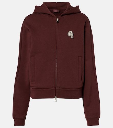 Sudadera con capucha de algodón con logo - Moncler - Modalova
