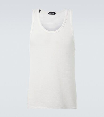 Tank top de algodón semitransparente - Tom Ford - Modalova