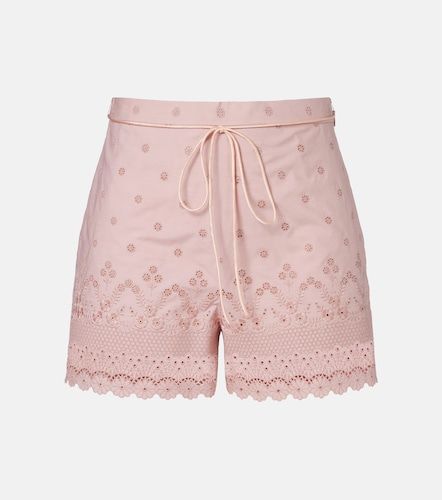 Shorts de algodón bordados - Valentino Garavani - Modalova