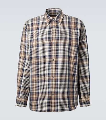 X Aaron Levine camisa View de algodón a cuadros - Studio Nicholson - Modalova