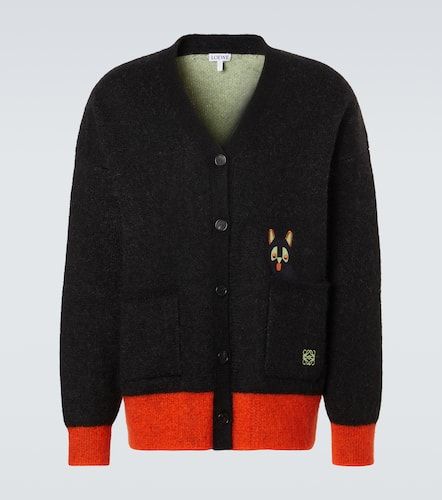 X Louis Wain mohair-blend cardigan - Loewe - Modalova