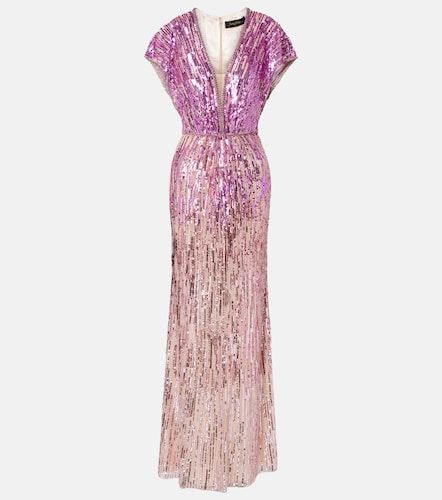 Abito lungo Dusk con paillettes - Jenny Packham - Modalova