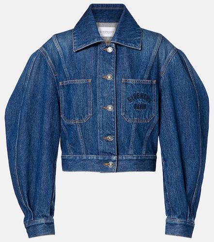 Cocoon cropped denim jacket - Givenchy - Modalova