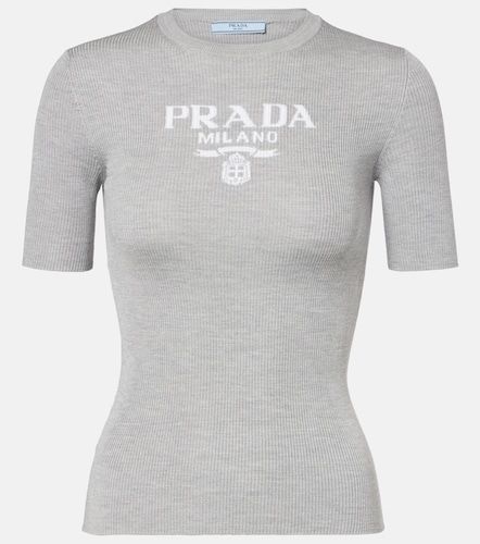 Prada T-Shirt aus Seide - Prada - Modalova