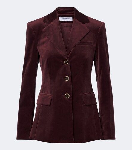 Raelynn cotton-blend velvet blazer - Veronica Beard - Modalova