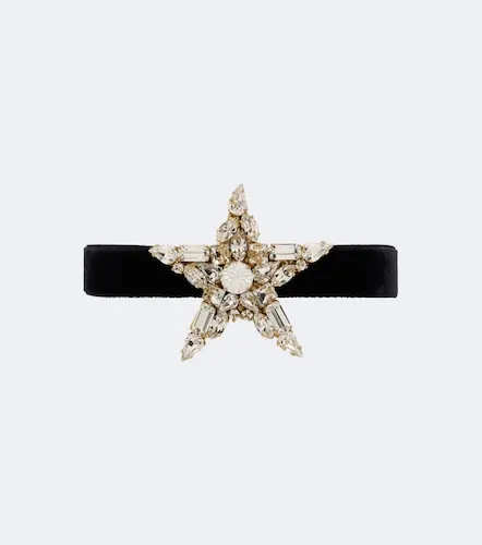 Choker in velluto con stelle - Dolce&Gabbana - Modalova