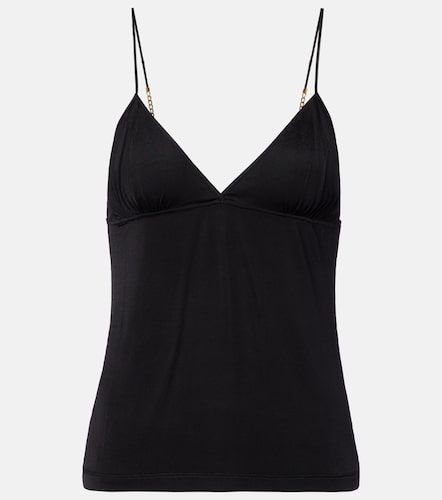 Cassandre chain-detail jersey camisole - Saint Laurent - Modalova