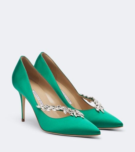 Manolo Blahnik Pumps Nadira in raso - Manolo Blahnik - Modalova