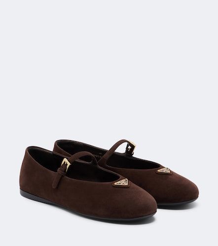 Prada Suede Mary Jane flats - Prada - Modalova