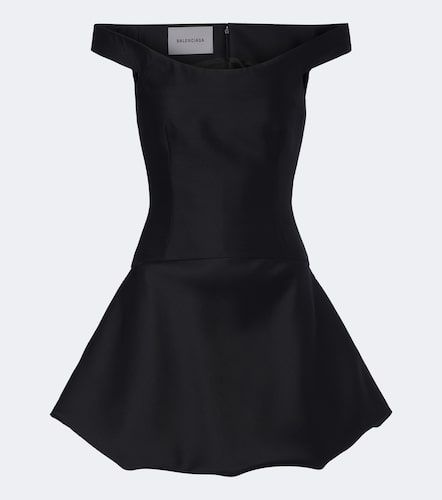 Bustier-Kleid aus Wolle und Seide - Balenciaga - Modalova