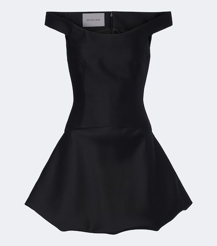 Bustier-Kleid aus Wolle und Seide - Balenciaga - Modalova