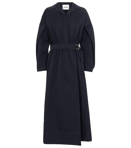 Midikleid aus Baumwolle und Seide - Jil Sander - Modalova