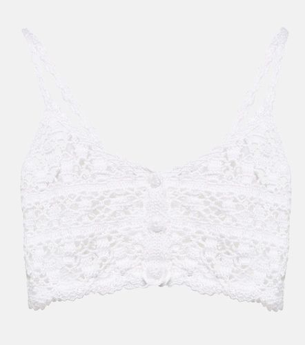 Crop top Bianca de croché - Anna Kosturova - Modalova