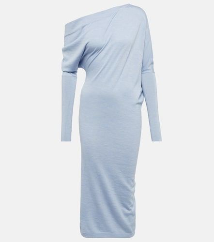 Vestido midi de cachemir y seda - Tom Ford - Modalova