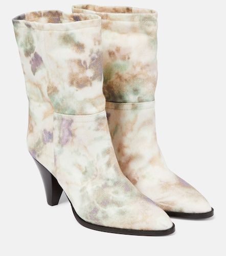 Botines Rouxa de lona estampados - Isabel Marant - Modalova