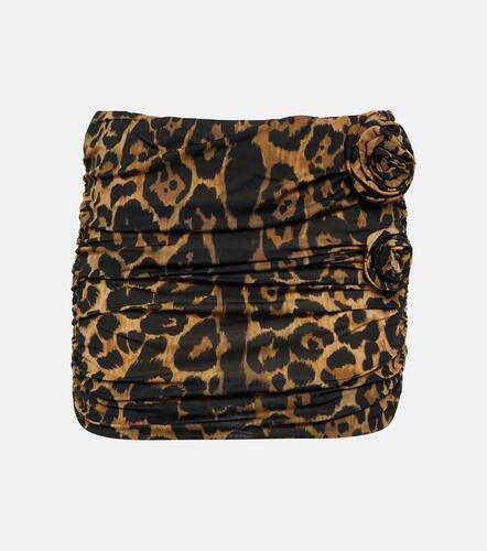 Minifalda con estampado de leopardo - Blumarine - Modalova