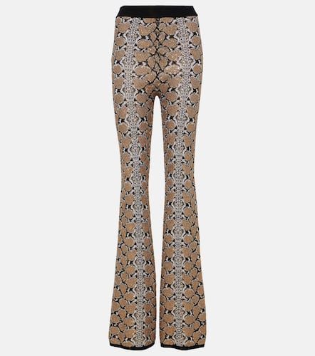 Balmain Snake-print flared pants - Balmain - Modalova