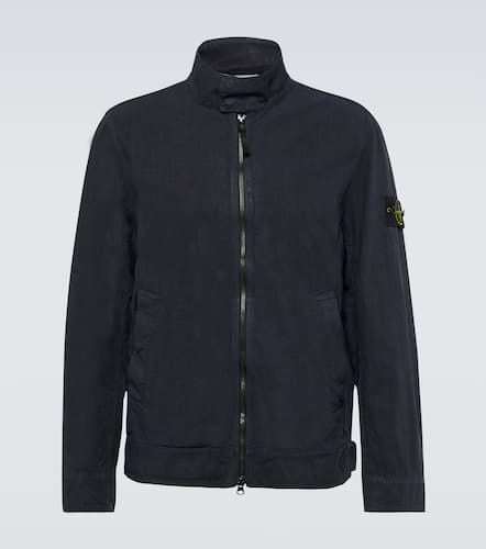 Compass linen-blend jacket - Stone Island - Modalova