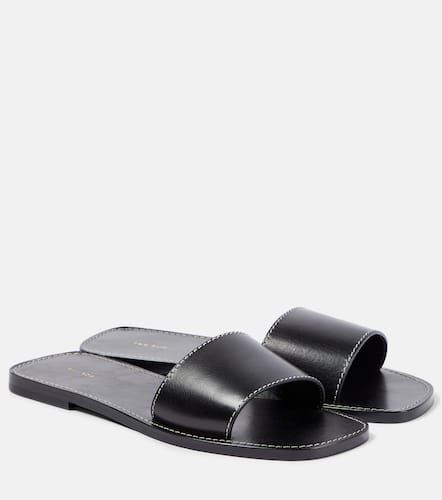 The Row Link leather slides - The Row - Modalova