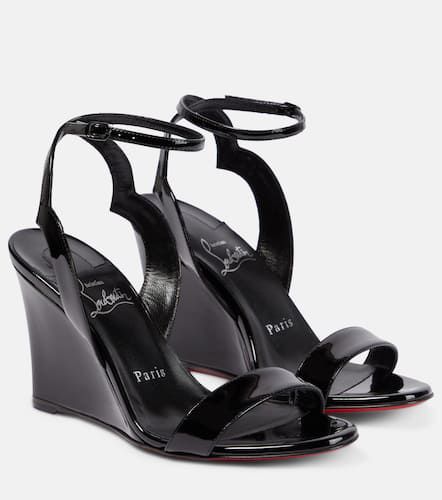 Patent leather wedge sandals - Christian Louboutin - Modalova