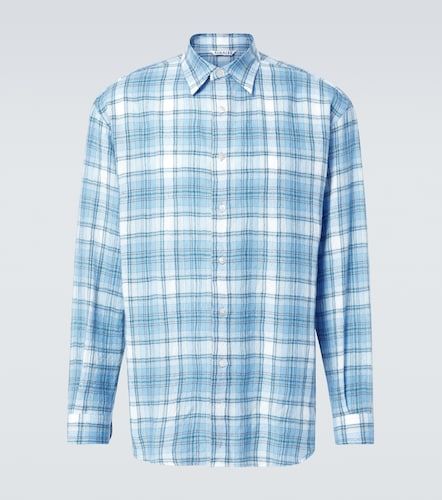 Auralee Airy checked wool shirt - Auralee - Modalova