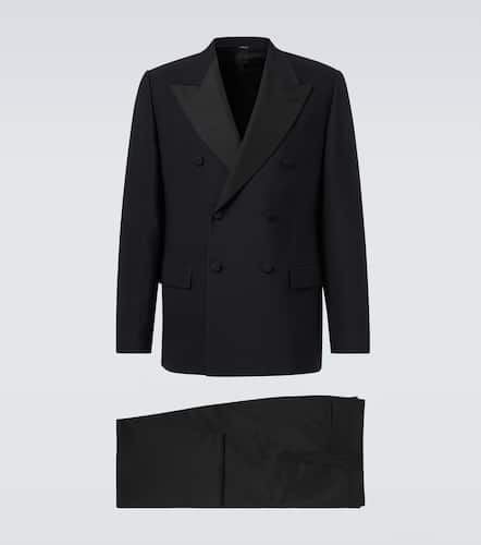 Double-breasted wool and silk suit - Loro Piana - Modalova